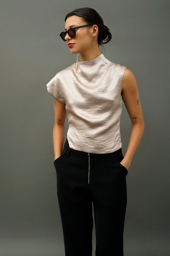Women's Elegant Satin Blouse