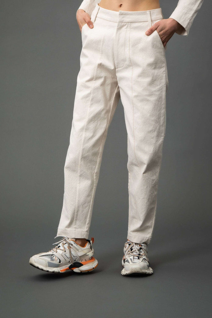 Hudson Relaxed Pants In Natural Canvas