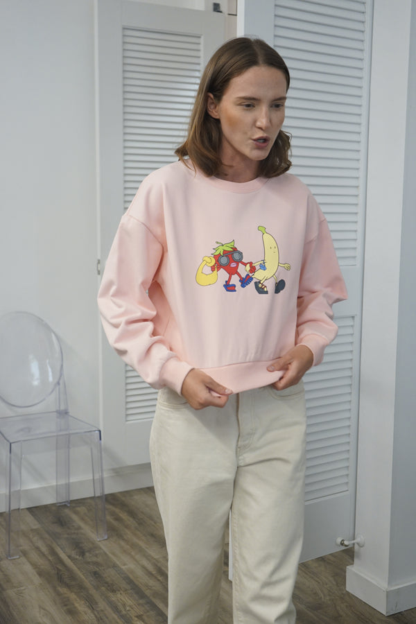 A video thumbnail showing the Hypebeast #3 sweatshirt in motion to demonstrate the fabric's movement and overall fit.